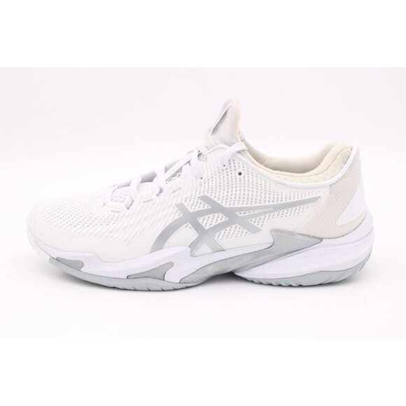 Asics Women's Court FF 3 Gel Tennis Pickleball Sneakers White/Pure Silver Sz 10 - Picture 5 of 8